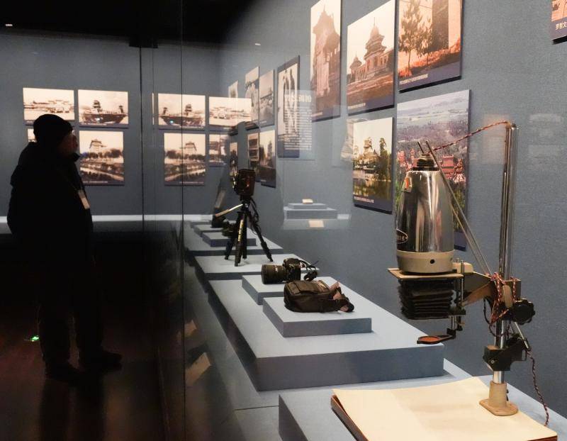 相機、卷尺、測繪儀器等展品 串起羅哲文文物保護的一生:測繪儀器